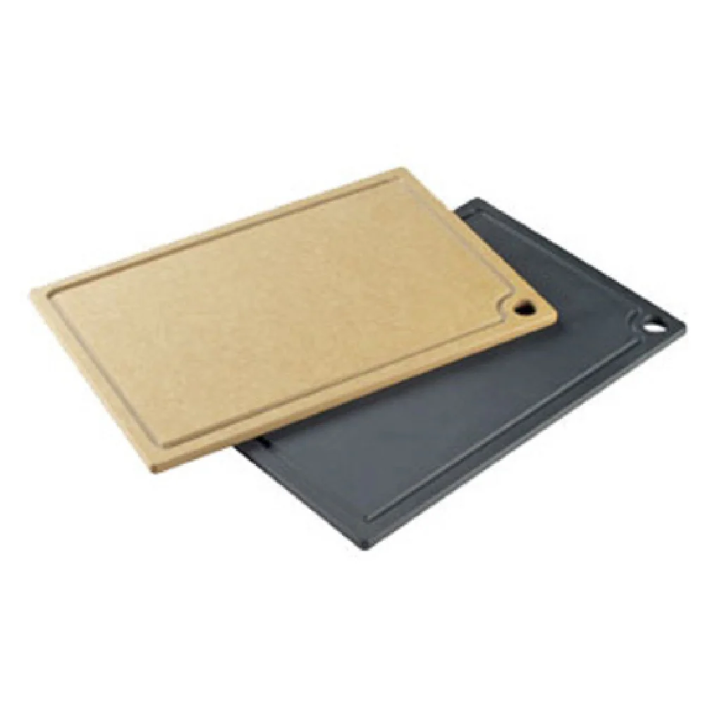 Cal Mil 3337-1218-13 12 Inch Composite Cutting Board with Hanging Hole Black Cal Mil 3337-1218-13 12 Inch Composite Cutting Board with Hanging Hole Black