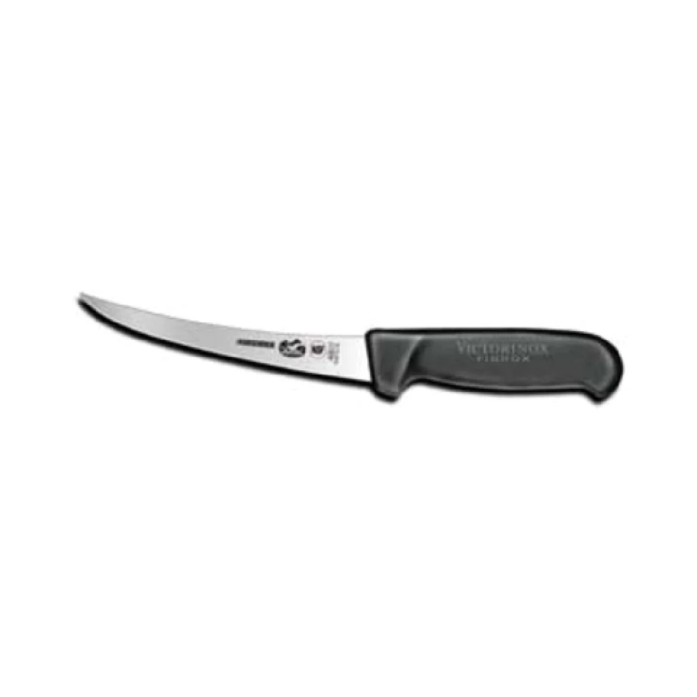 Victorinox 5.6613.15-X1 6 Inch Flexible Blade Boning Knife High Carbon Steel Black Handle