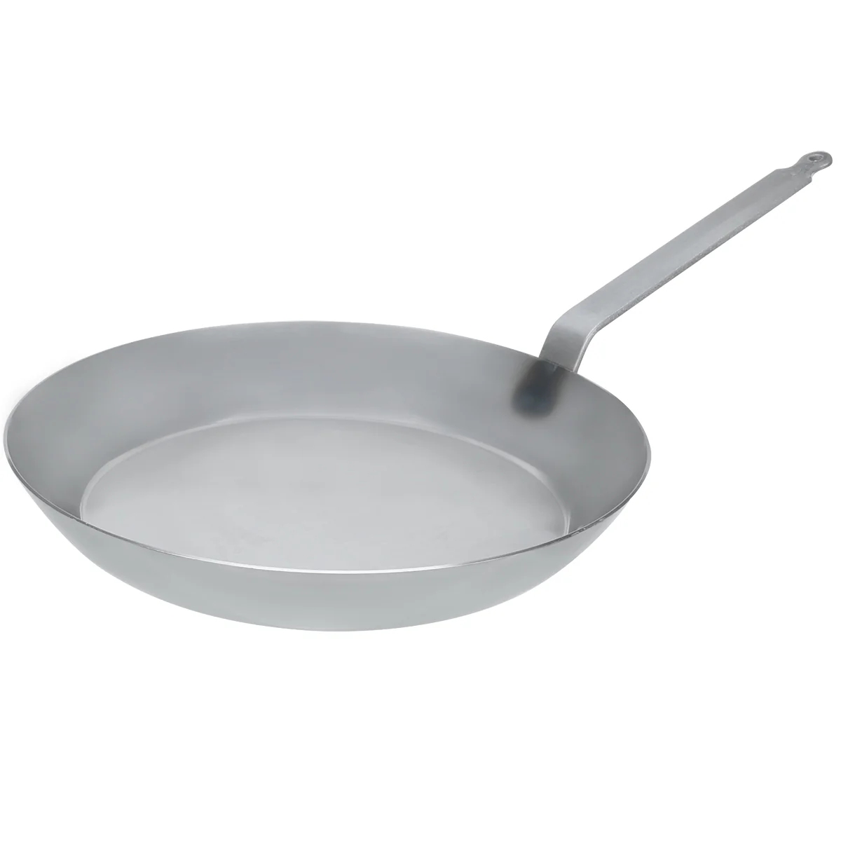 Matfer 062008 15-3/4 Inch Frying Pan Gas Riveted Steel Handle Black Steel