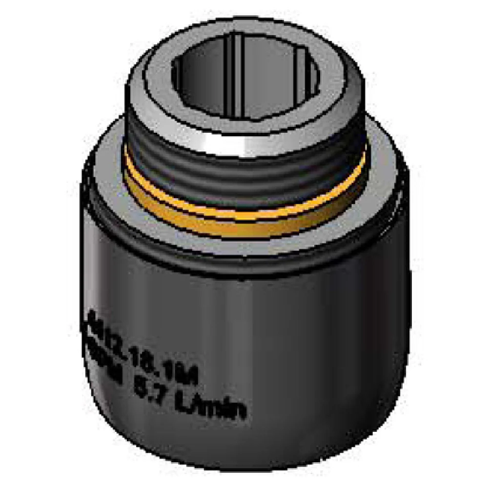 T&S Brass B-0199-02-WS 1.5 Gpm Aerator 3/8 Inch NPSM Male Threads Water Sense