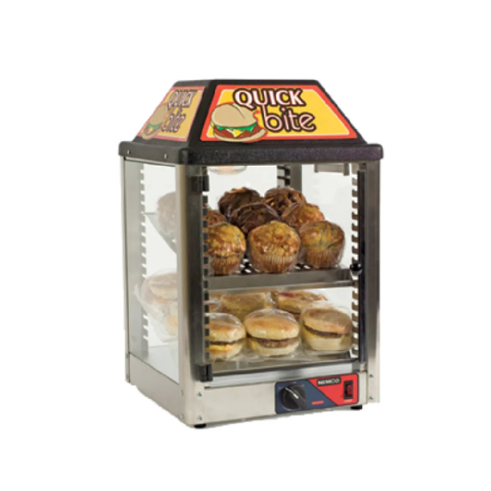 Nemco 6457 14 Inch Heated Snack Merchandiser with Thermostat Control Stainless Steel Nemco 6457 14 Inch Heated Snack Merchandiser with Thermostat Control Stainless Steel