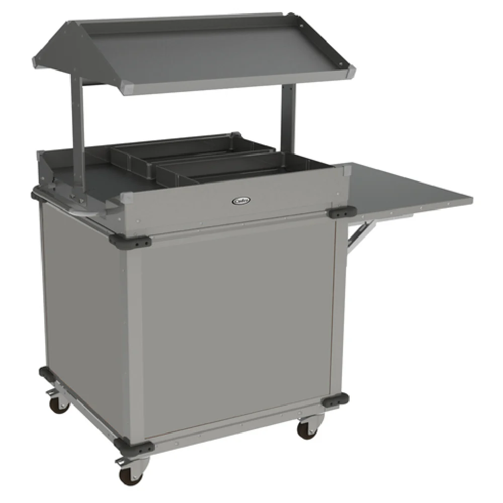 Cadco CBC-GG-B2 63 Inch MobileServ Standard Grab and Go Merchandising Cart Cadco CBC-GG-B2 63 Inch MobileServ Standard Grab and Go Merchandising Cart
