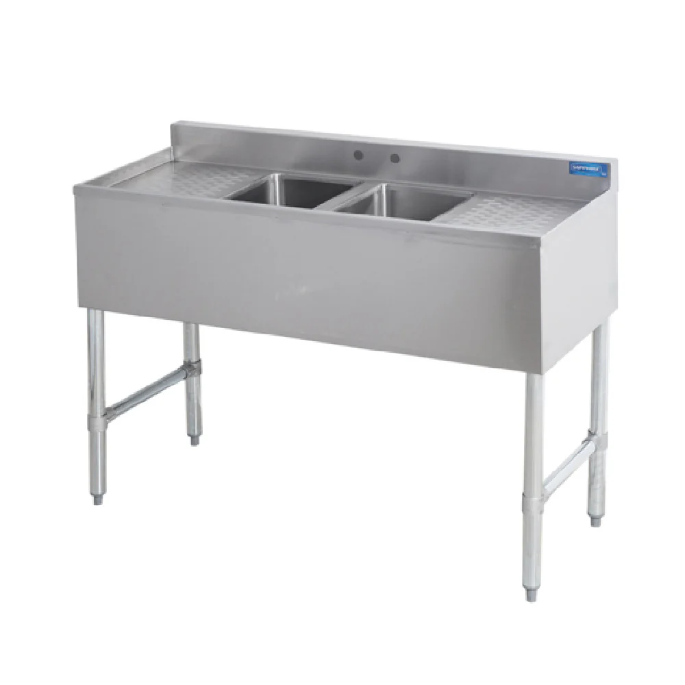 Sapphire Manufacturing SMBS-2D Underbar Sink Two Compartment 10
