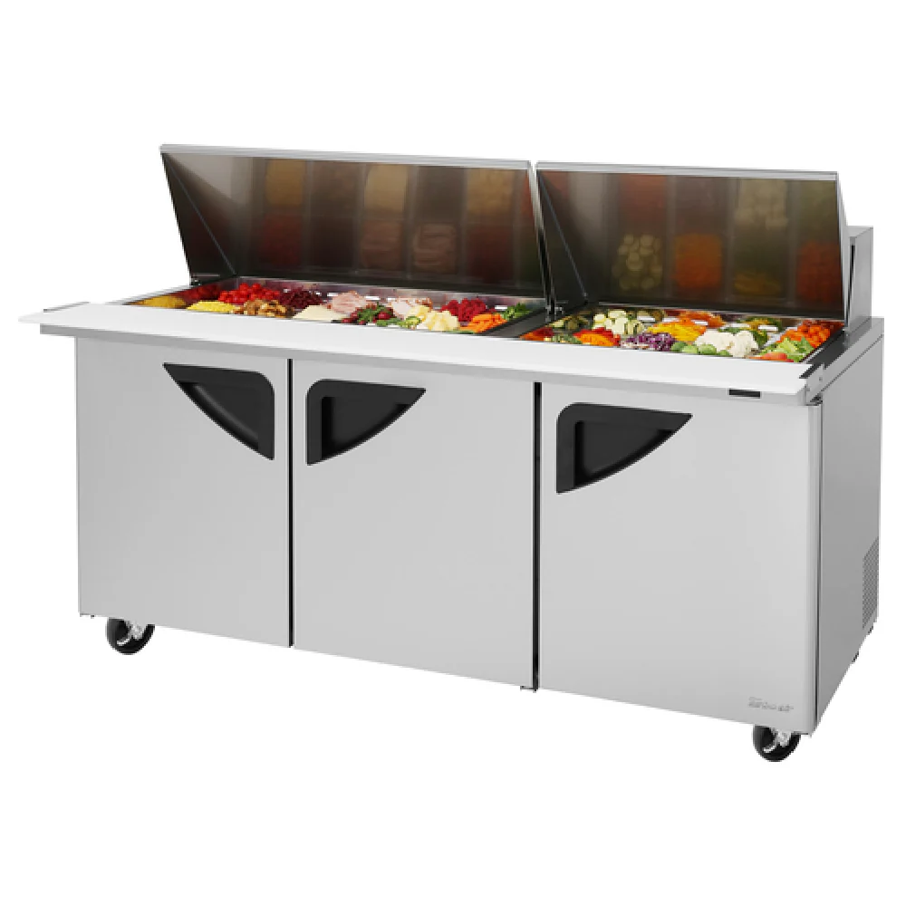 Turbo Air TST-72SD-30-N 72 Inch Super Deluxe Sandwich Salad Unit with 23 cu ft