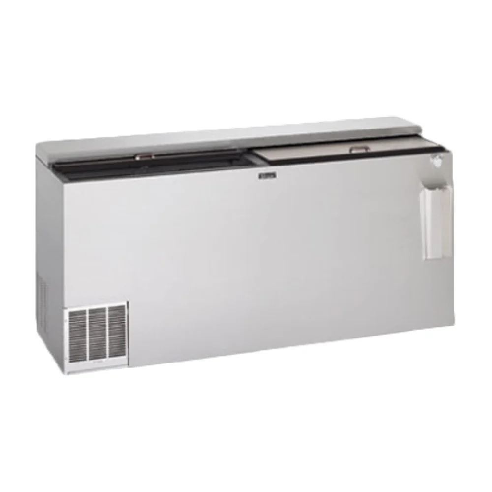 Perlick BC72RT-3 72 Inch Bottle Cooler Self-Contained Refrigeration Stainless Steel