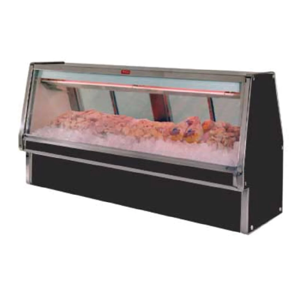 Howard-McCray R-CFS34E-10-BE-LED 124-1/2 Inch Fish Poultry Service Case Remote Refrigeration