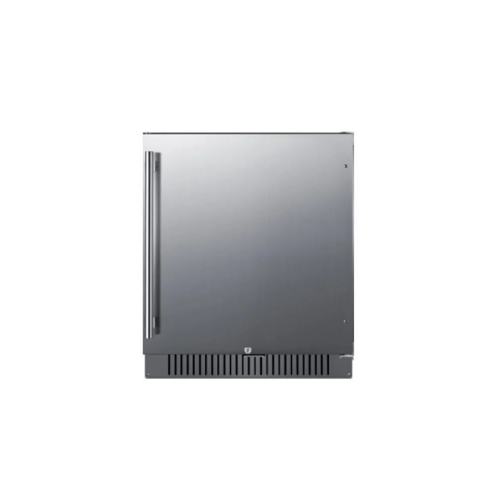 Summit FF27BSSADA 27 Inch All-refrigerator 4.98 cu ft Black Cabinet Stainless Steel Door