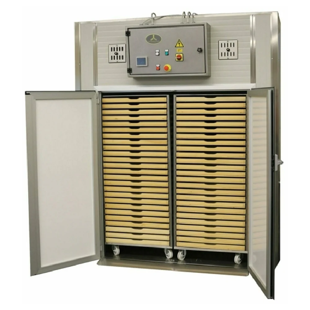 Arcobaleno Pasta Equipment ASD50 71 Inch Pasta Dryer 320 Lbs Dry Pasta Cycle with 50 Trays and 2 Carts Arcobaleno Pasta Equipment ASD50 71 Inch Pasta Dryer 320 Lbs Dry Pasta Cycle with 50 Trays and 2 Carts
