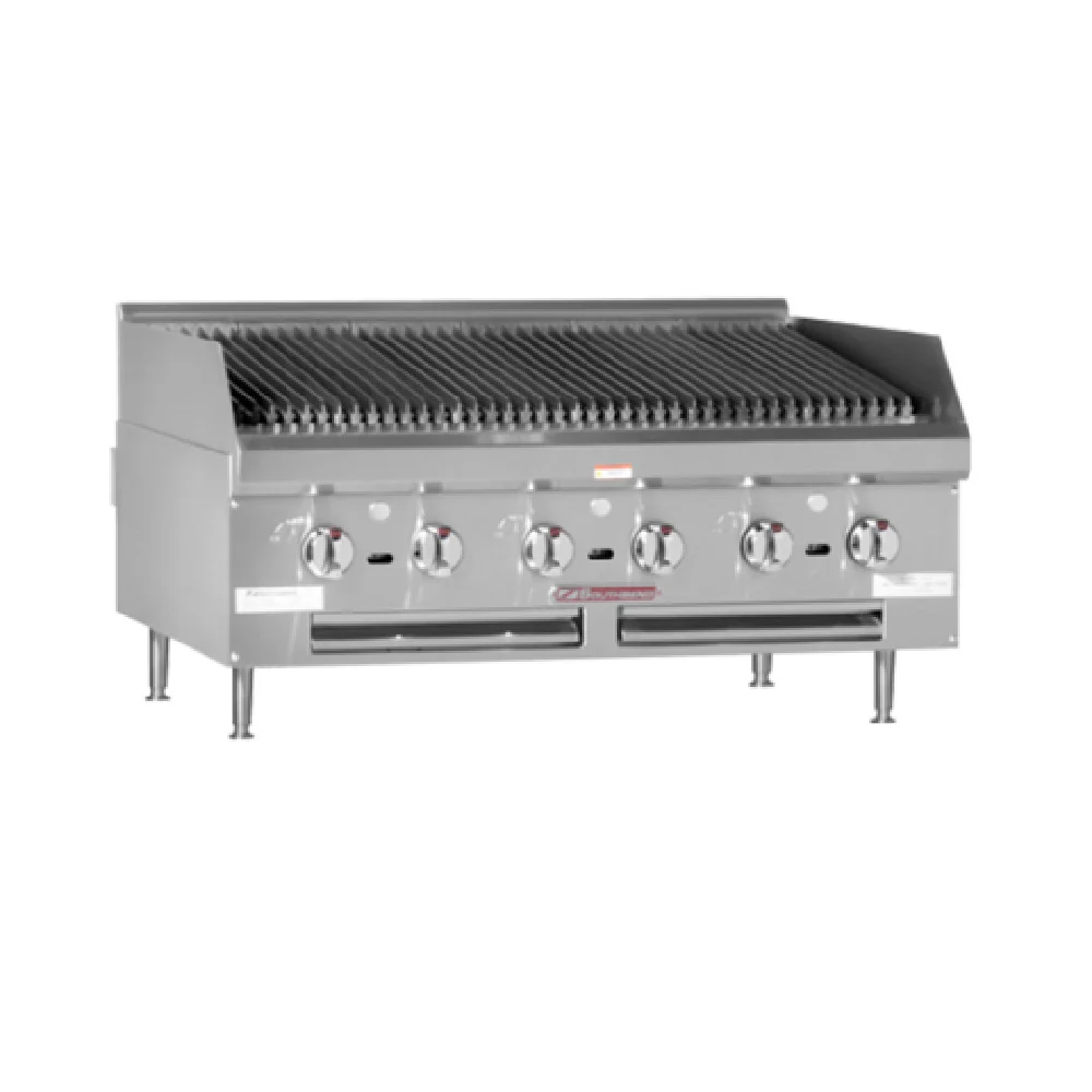 Southbend HDCL-18_NAT 18 Inch Gas Charbroiler Lava Rock Burners 60000 BTU Southbend HDCL-18_NAT 18 Inch Gas Charbroiler Lava Rock Burners 60000 BTU