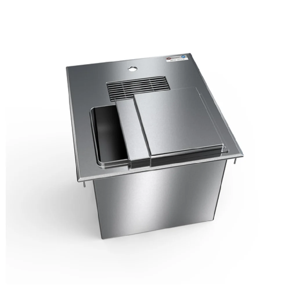 NBR Equipment DIB-1821-WS 18 Inch Ice and Water Unit Drop-In Stainless Steel with Water Filler NBR Equipment DIB-1821-WS 18 Inch Ice and Water Unit Drop-In Stainless Steel with Water Filler