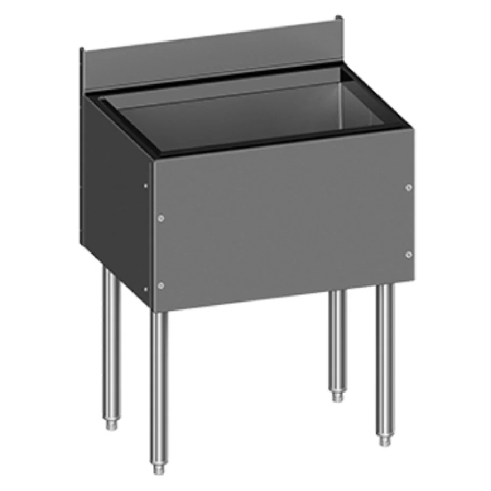 Glastender C-IBA-48-CP10-ED 48 Inch Underbar Ice Bin Built-in Cold Plate