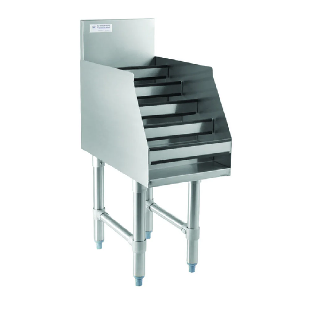 Hubert 65328 Kratos Five-Tiered Stainless Steel Liquor Display Rack 23