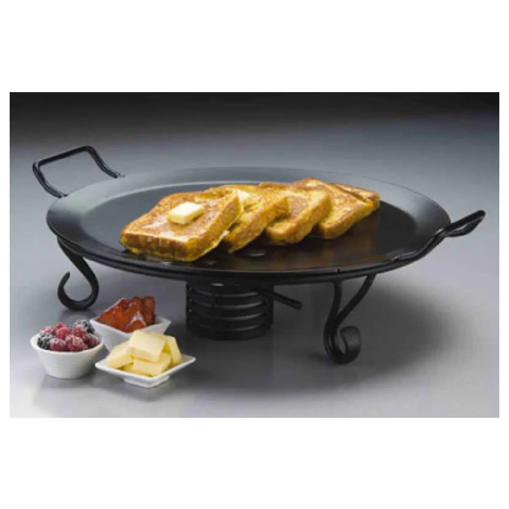 American Metalcraft GS81 18 Inch Round Griddle Wrought Iron Black with Hand Wash Only American Metalcraft GS81 18 Inch Round Griddle Wrought Iron Black with Hand Wash Only