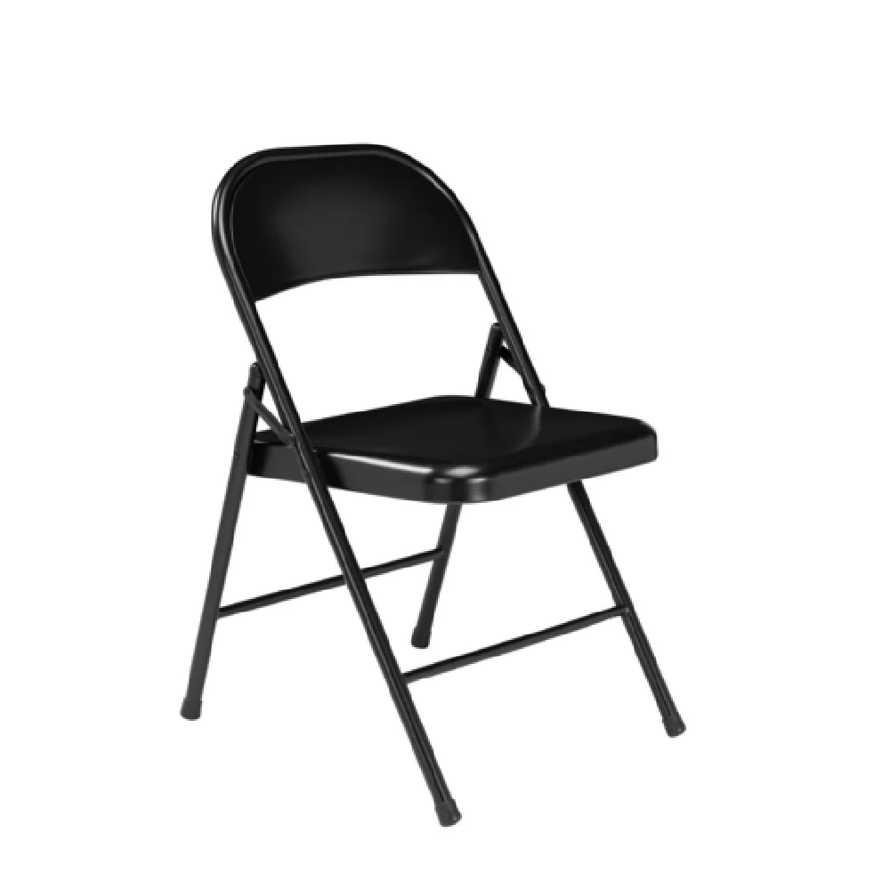 National Public Seating 910 18 Inch All-Steel Folding Chair with Steel Seat and Back