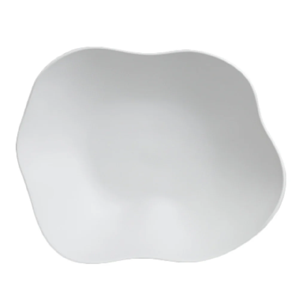 Steelite 7008DD014 3.0 Gal Salad Bowl Melamine White with Marisol Delfin