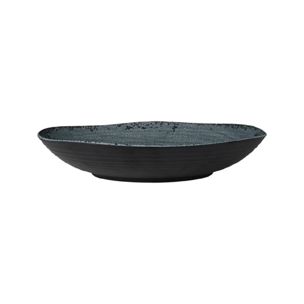 Steelite 7184TM041 2.625 Qt Medium Round Shallow Bowl Melamine Pompeii Slate Steelite 7184TM041 2.625 Qt Medium Round Shallow Bowl Melamine Pompeii Slate