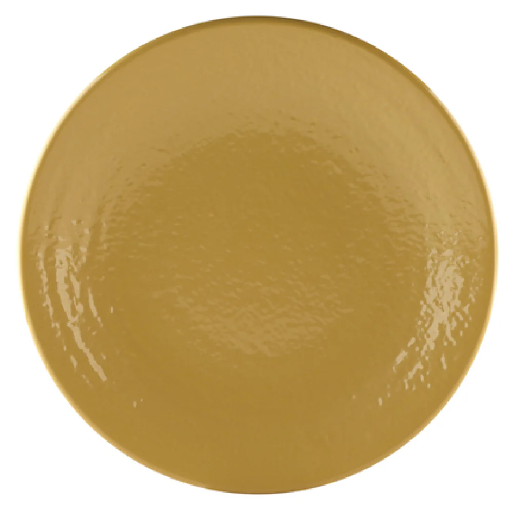 GET Enterprises D10RR-OO 10 Inch Diameter Round Plate Melamine Pebble Textured