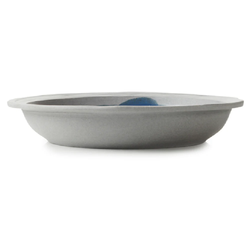 Revol 654623 8-1/4 Inch Plate Indigo Blue Porcelain Deep Round - 12.25 Oz Revol 654623 8-1/4 Inch Plate Indigo Blue Porcelain Deep Round - 12.25 Oz
