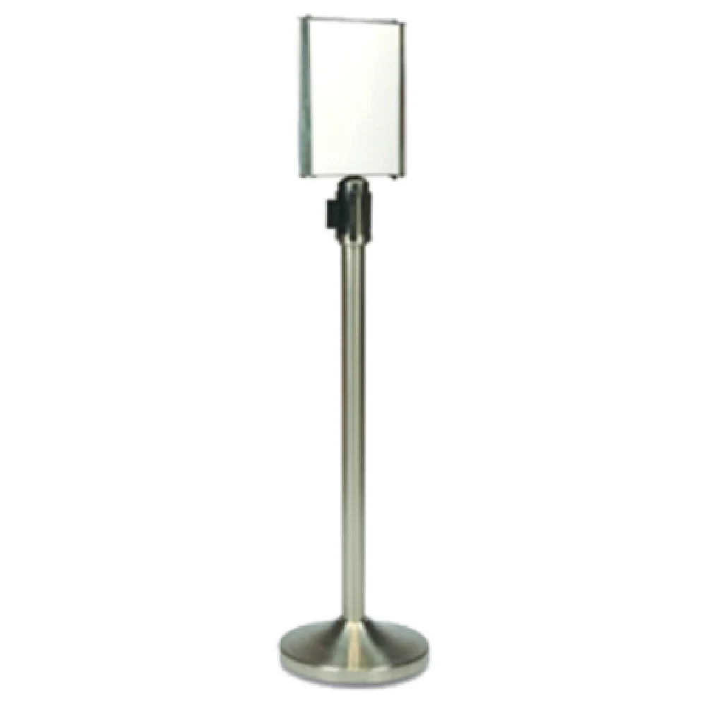 Central Specialties 5547 10 Inch Sign Holder Aluminum Brushed Finish With Pole Fittings Central Specialties 5547 10 Inch Sign Holder Aluminum Brushed Finish With Pole Fittings