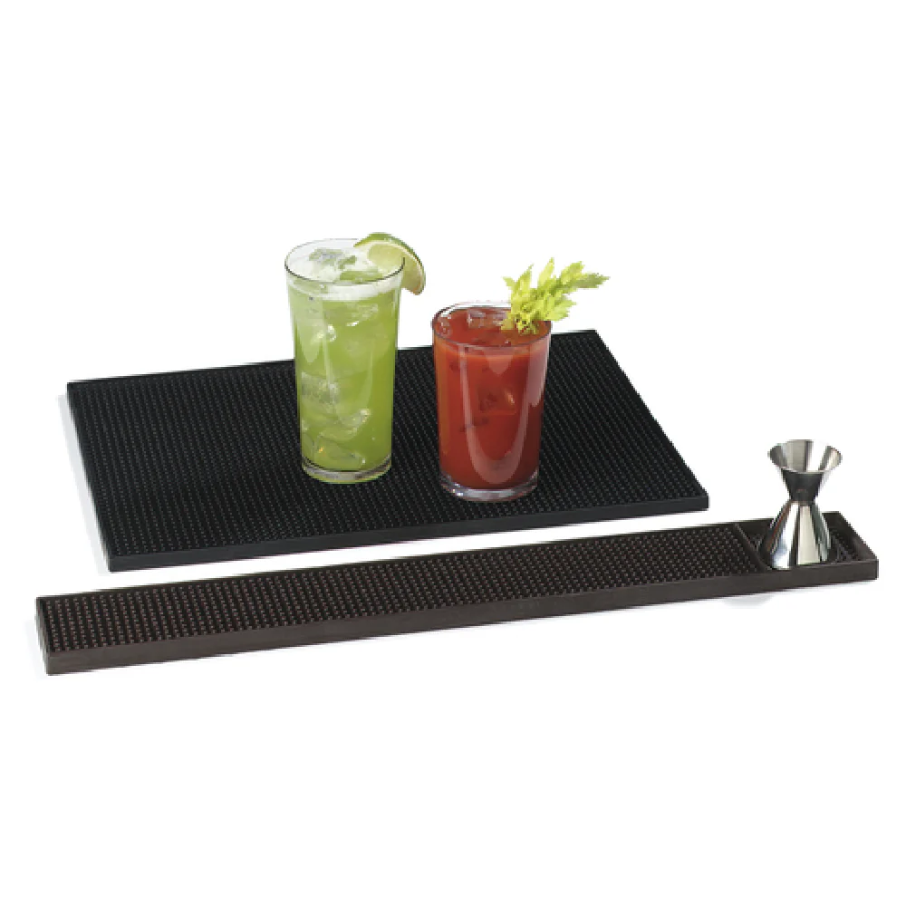 Carlisle 1060103 18 Inch x 12 Inch Service Mat Dishwasher Safe Rubber Black with Sure Grip Carlisle 1060103 18 Inch x 12 Inch Service Mat Dishwasher Safe Rubber Black with Sure Grip