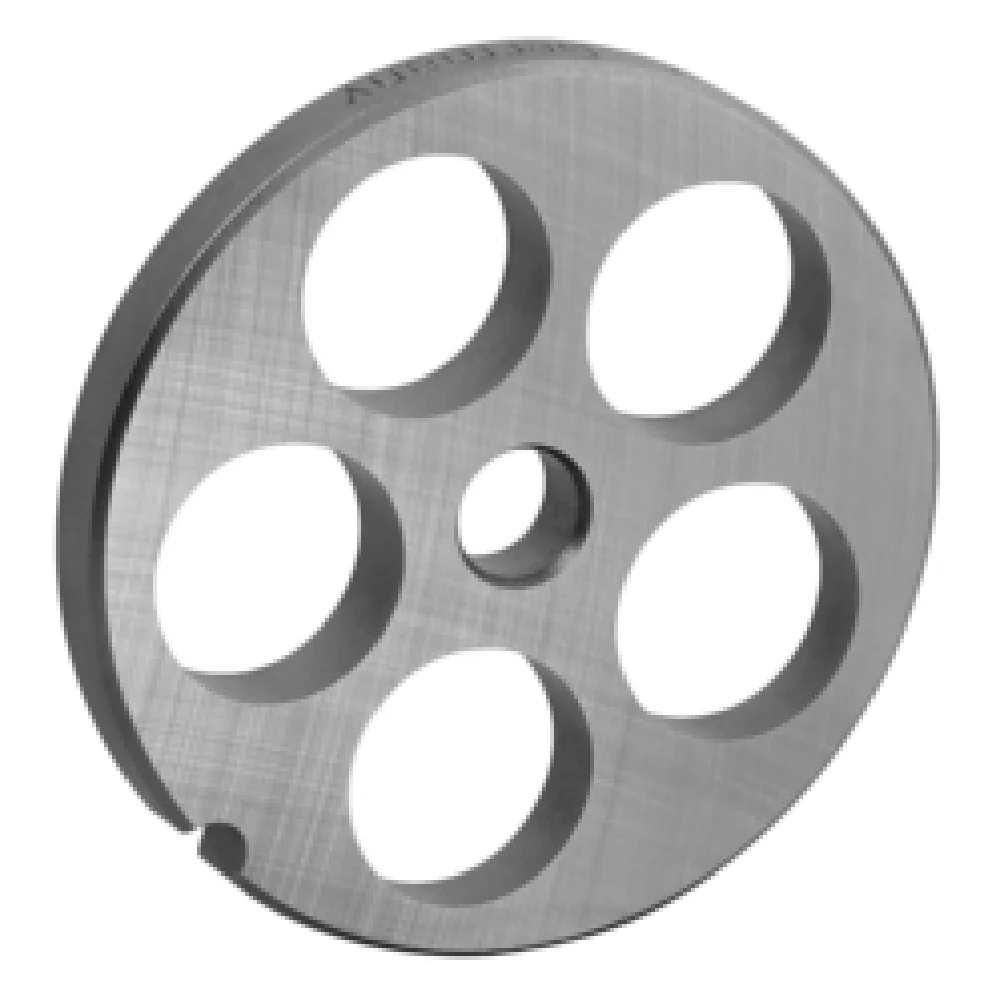 Alfa 12 3/4 HBLS Meat Chopper Plate Hub 12 3/4 Inch Chrome Vanadium Steel
