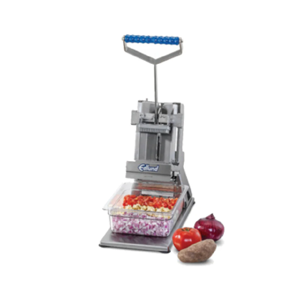 Edlund FDW-014 1/4 Inch Titan Series Max-Cut Dicer Manual Table Top Stainless Steel with Pusher Edlund FDW-014 1/4 Inch Titan Series Max-Cut Dicer Manual Table Top Stainless Steel with Pusher