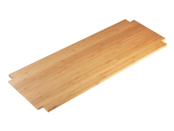 Cal Mil 1435-1232-60 32 Inch Display Shelf Bamboo with Notched Ends