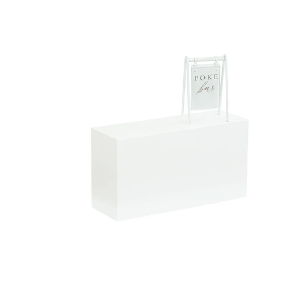 Cal Mil 23413-11-15 20 Inch Juno Riser Display Stand White Metal Cal Mil 23413-11-15 20 Inch Juno Riser Display Stand White Metal