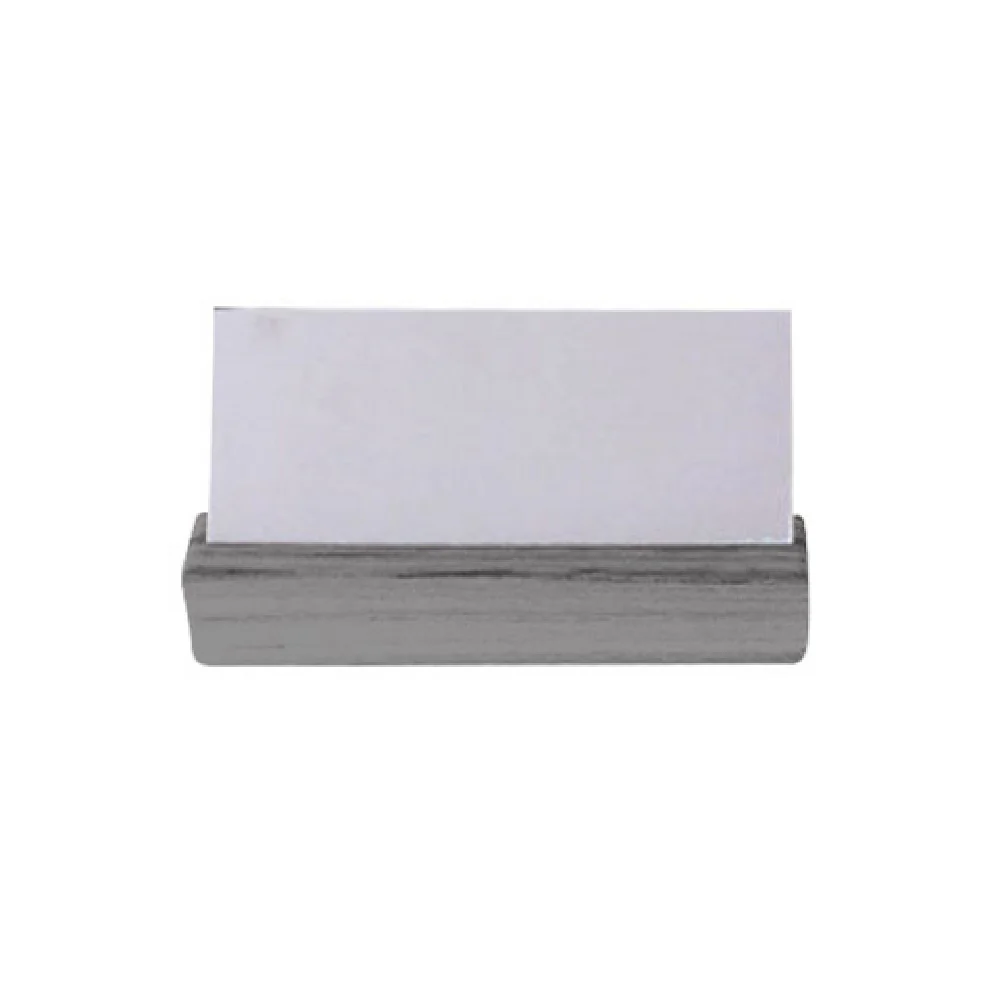 Steelite DWFB11524GW 1 Inch Wood Small Card Holder Grey Wash - Menu Card Holder Steelite DWFB11524GW 1 Inch Wood Small Card Holder Grey Wash - Menu Card Holder