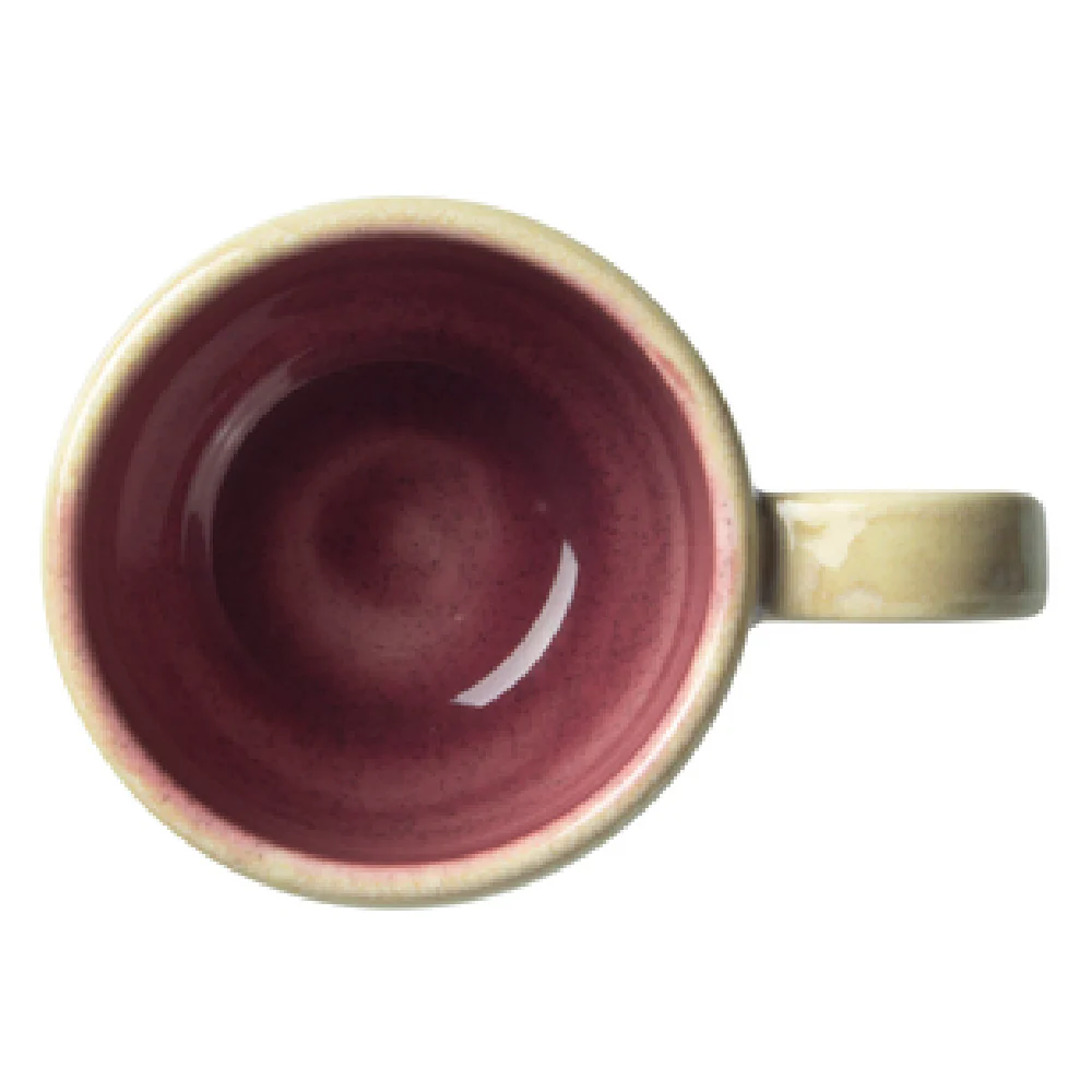 Steelite 17850626 4.0 Oz City Mug Aurora Vesuvius Rose Quartz Ceramic