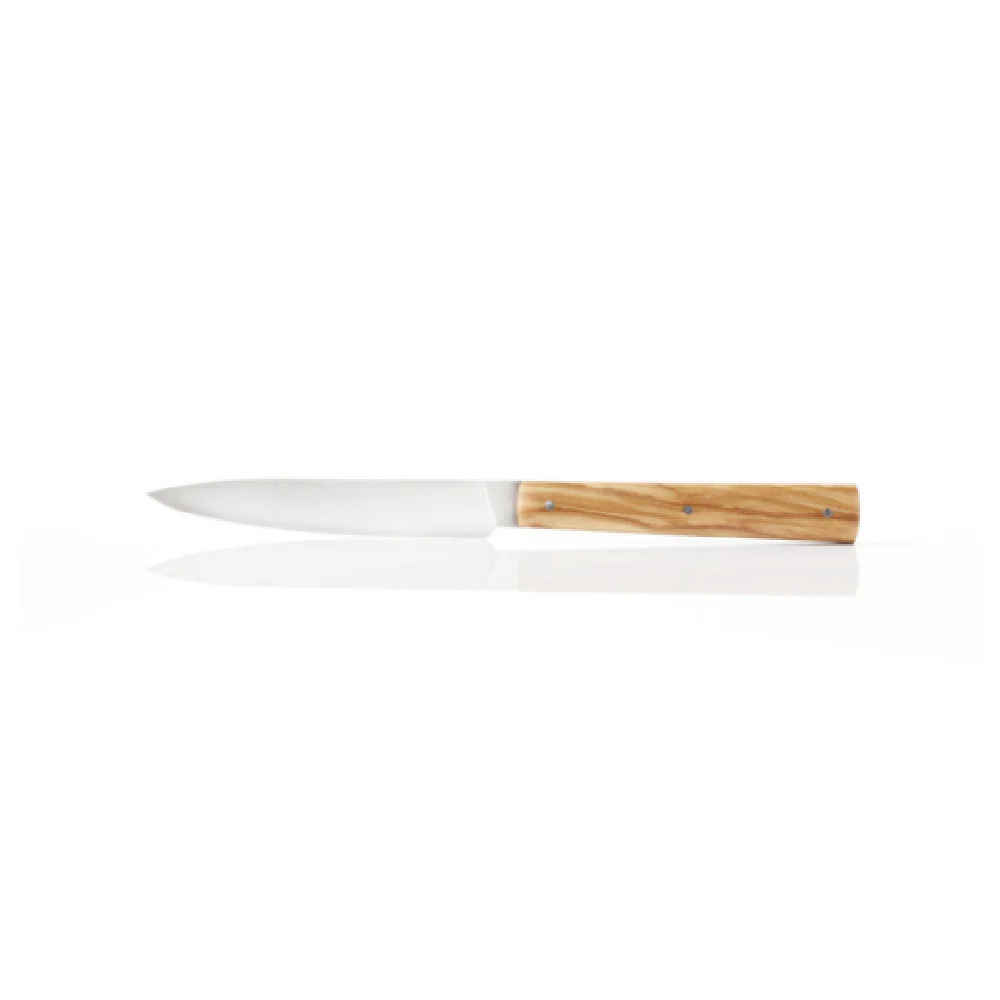 Revol 203123 20.3 cm Non Serrated Knife Olive Wood Handle 18/10 Stainless Steel Revol 203123 20.3 cm Non Serrated Knife Olive Wood Handle 18/10 Stainless Steel