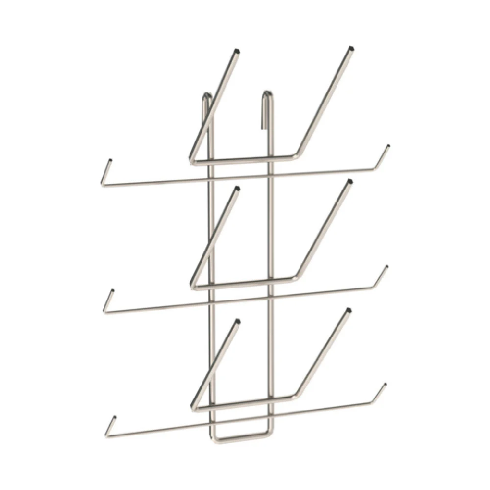 Metro BH6S SmartWall Life Bottle Drying Rack Holds (6) Bottles & Caps Type 304 Stainless Steel