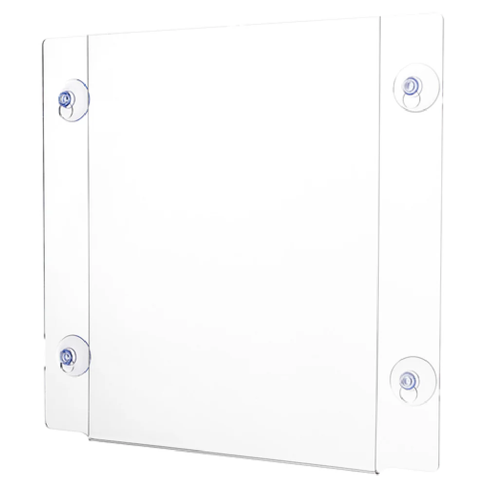 Alpine Industries ADI639-8511-WSH-6 8-1/2 Inch Acrylic Sign Holder with Suction Cups