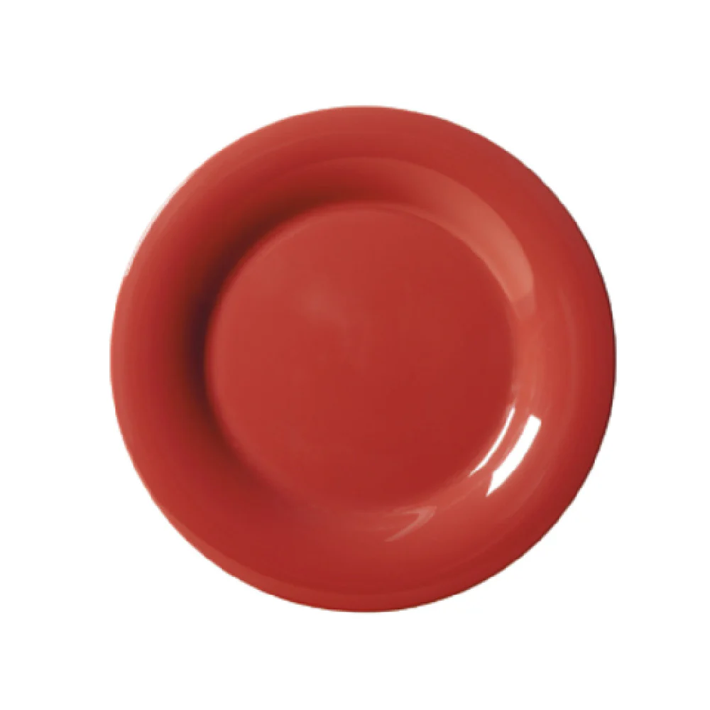 GET Enterprises WP-6-CR 6-1/2 Inch Round Plate Break-Resistant Melamine Cranberry