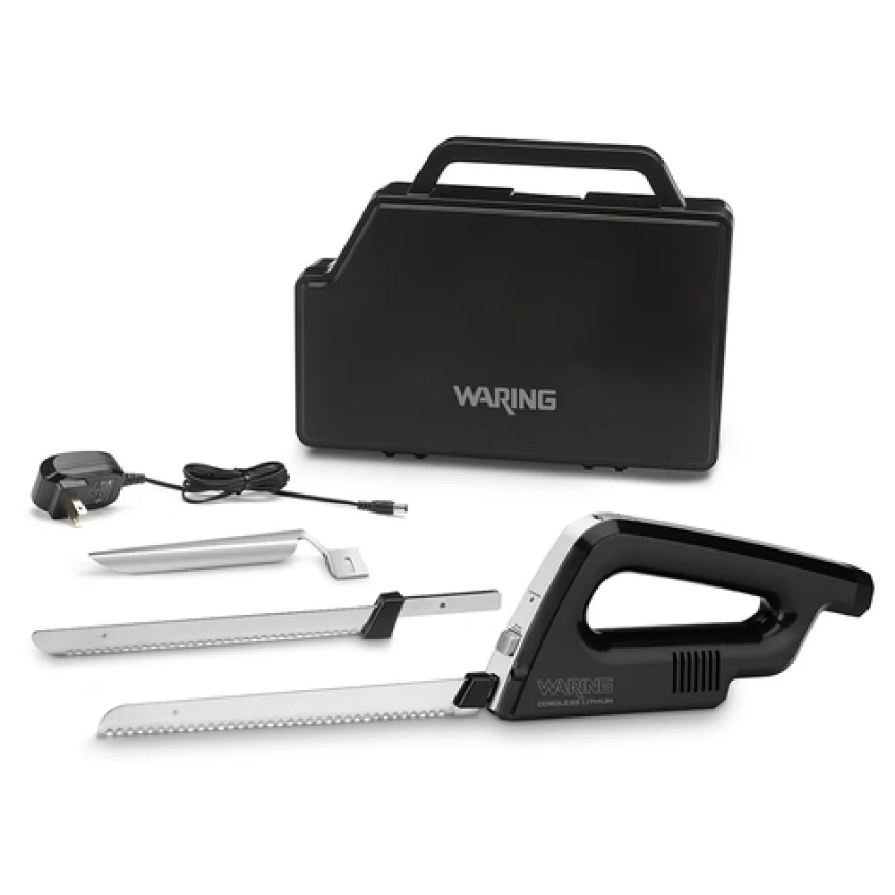 Waring WEK200K 20 Inch Electric Knife with Detachable Blades Cordless Waring WEK200K 20 Inch Electric Knife with Detachable Blades Cordless