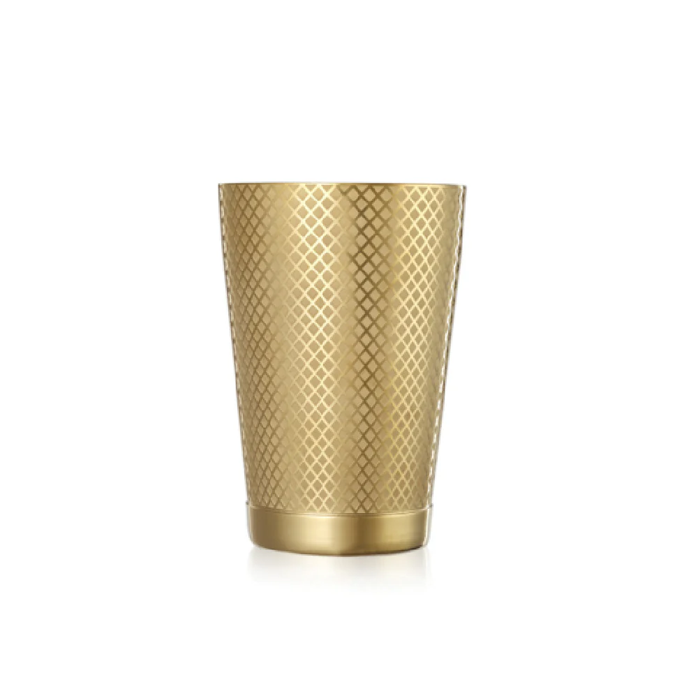 Mercer Culinary M37198GD 18 Oz Shaker Gold Plated 18/8 Stainless Steel Mercer Culinary M37198GD 18 Oz Shaker Gold Plated 18/8 Stainless Steel