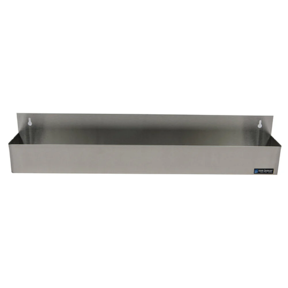 Carlisle B5542 41-1/4 Inch Keyhole Mount Speed Rail Holds 10 Bottles Stainless Steel