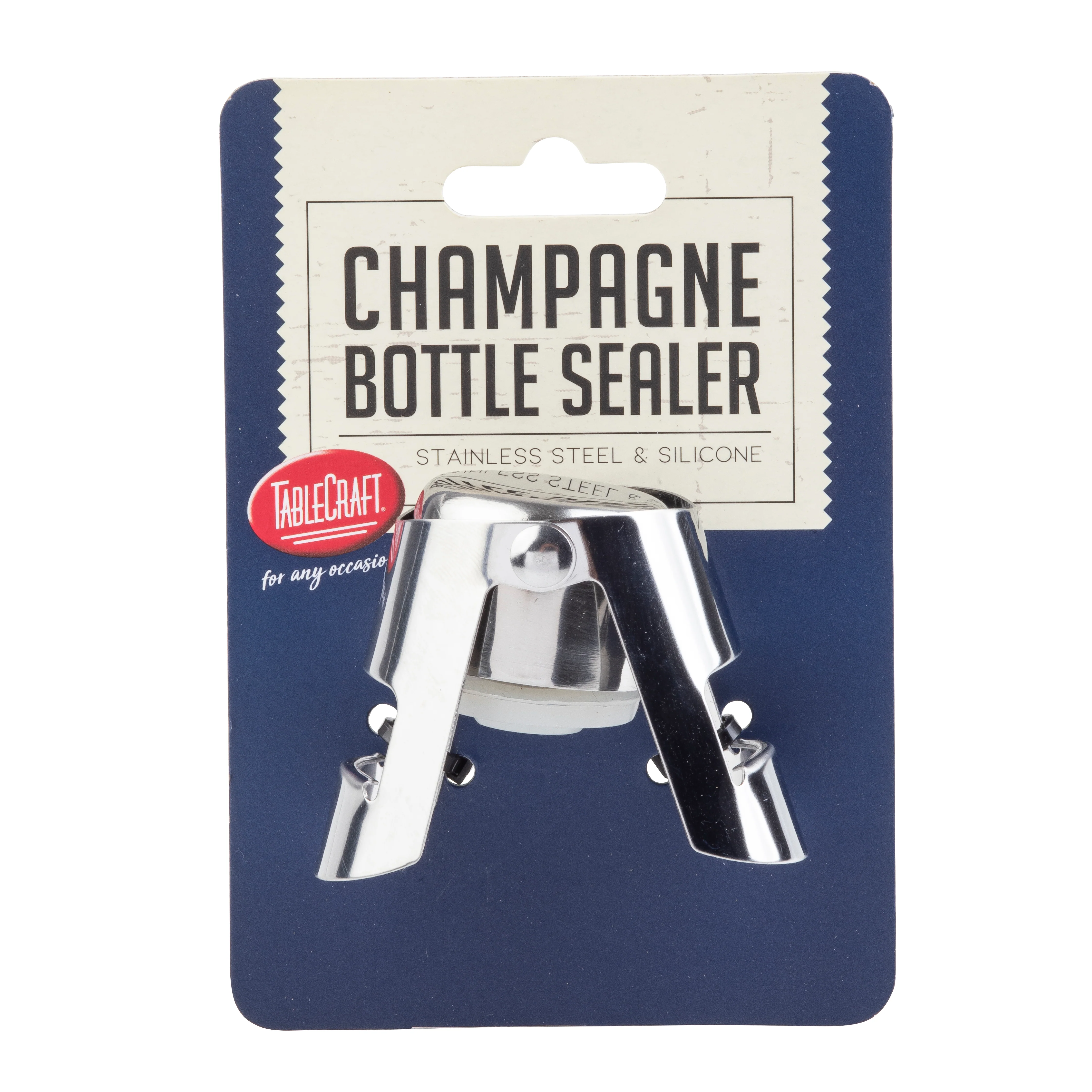 Tablecraft H398 1.5 Inch Bottle Stopper Stainless Steel with Dishwasher Safe Tablecraft H398 1.5 Inch Bottle Stopper Stainless Steel with Dishwasher Safe