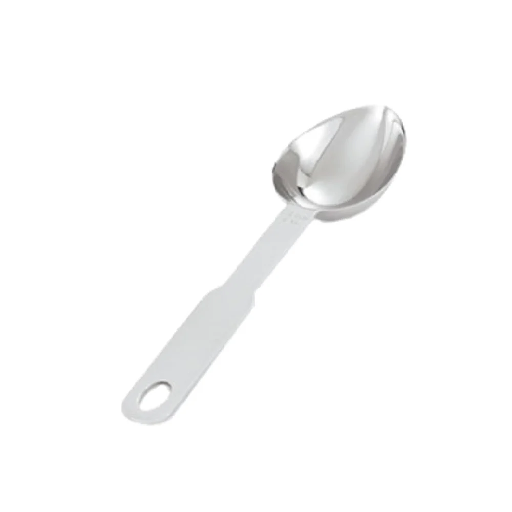 Vollrath 47055 1/8 Cup Scoop Oval Type 304 Stainless Steel with Tapered Bowl