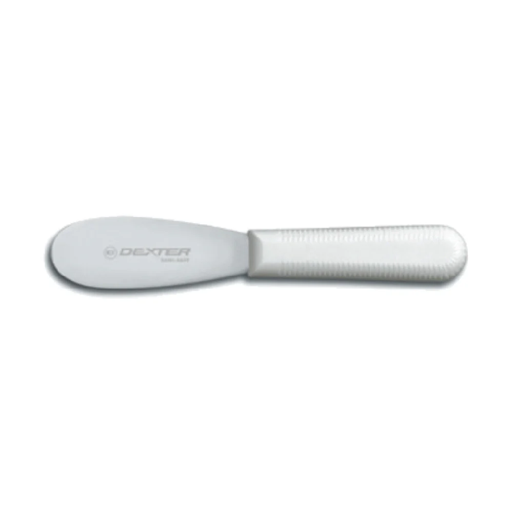 Dexter Russell S173PCP 3-1/2 Inch Sandwich Spreader Textured Polypropylene White Handle Stainless Steel Blade