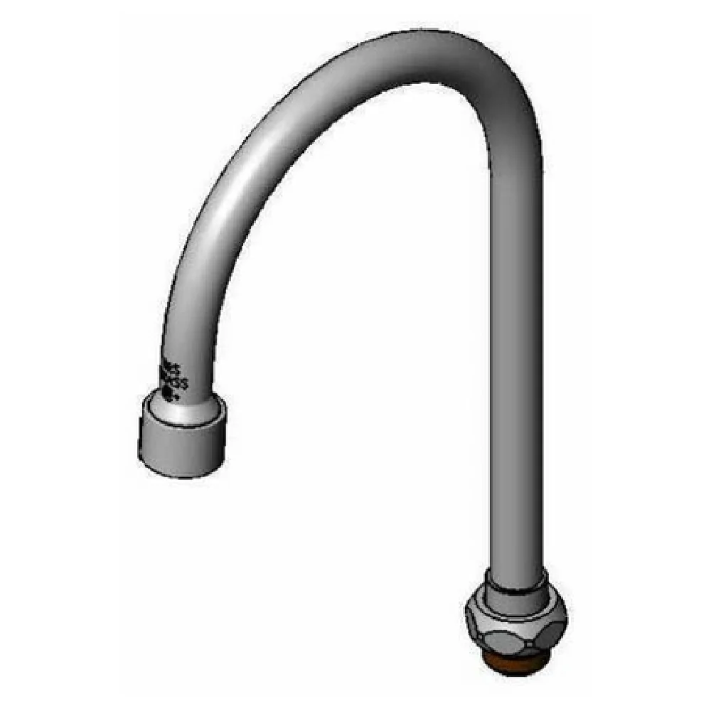T&S Brass 133X-V12 Gooseneck Swivel Nozzle 1.2 GPM VR Aerator Low Lead