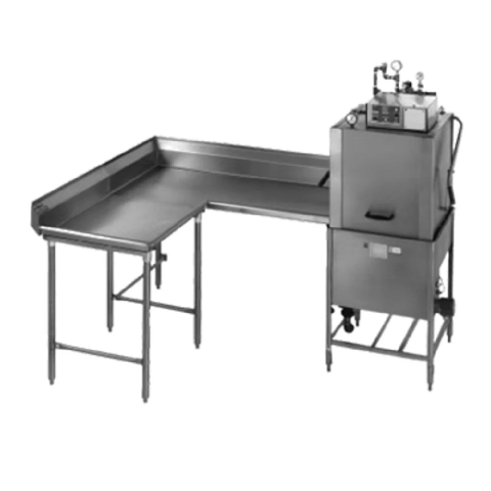 Eagle CDTCL-48-16/3 48 Inch L Shaped Clean Dishtable Corner Design 304 Stainless Steel