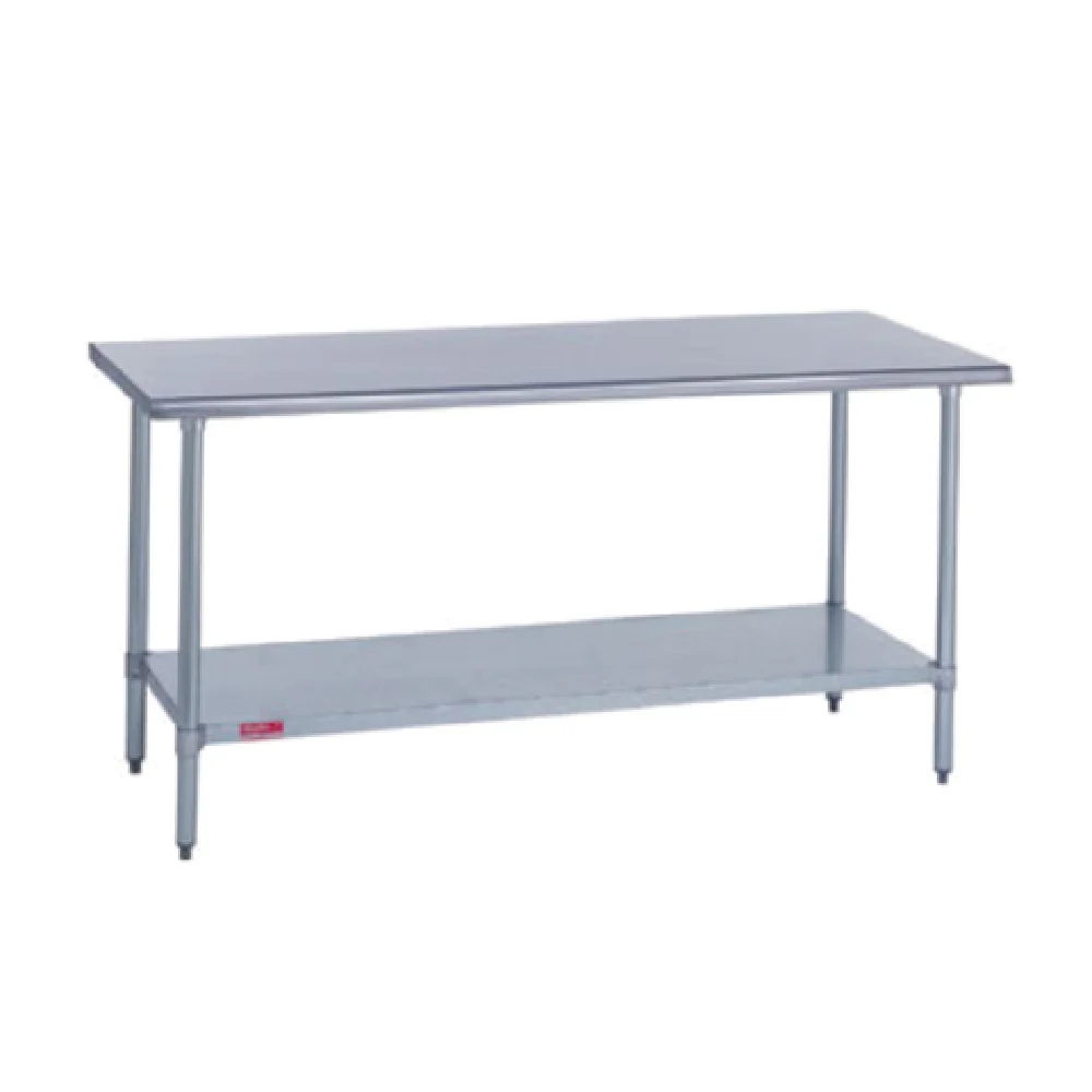 Duke 316-2436 36 Inch Stainless Steel Top Work Table with Galvanized Undershelf
