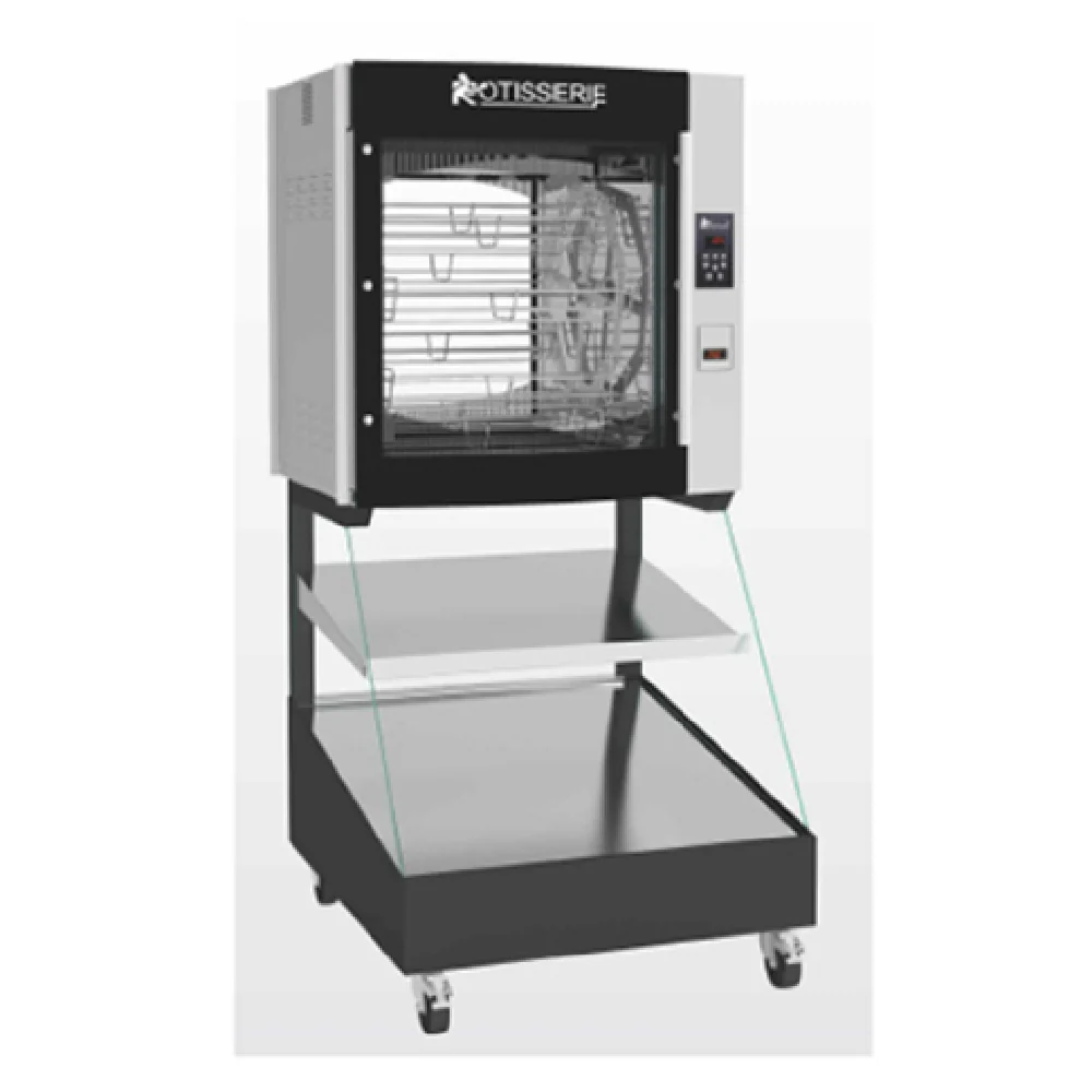 Rotisol 8.520IF2LSP8 35-1/8 Inch Electric Roti-Roaster Basket Rotisserie with 8 Baskets