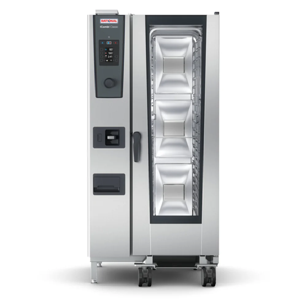 Rational ICC 20-HALF LP 120V 1 PH (LM200FG) 34 Inch Gas Combi Oven 156000 BTU with Automatic Cleaning Rational ICC 20-HALF LP 120V 1 PH (LM200FG) 34 Inch Gas Combi Oven 156000 BTU with Automatic Cleaning