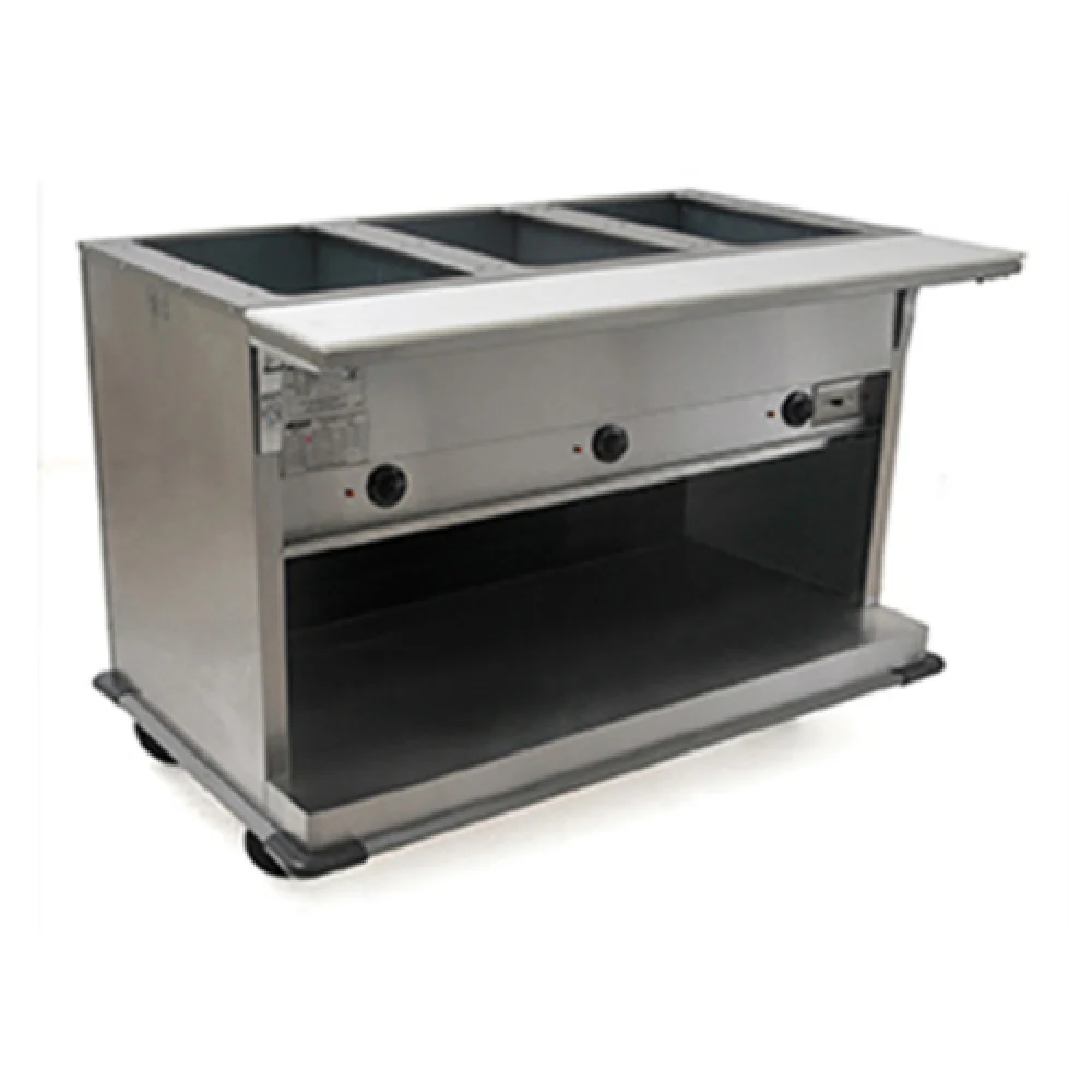 Eagle PHT2OB-240 35 Inch Electric Hot Food Table with 2 Open Wells Stainless Steel Eagle PHT2OB-240 35 Inch Electric Hot Food Table with 2 Open Wells Stainless Steel