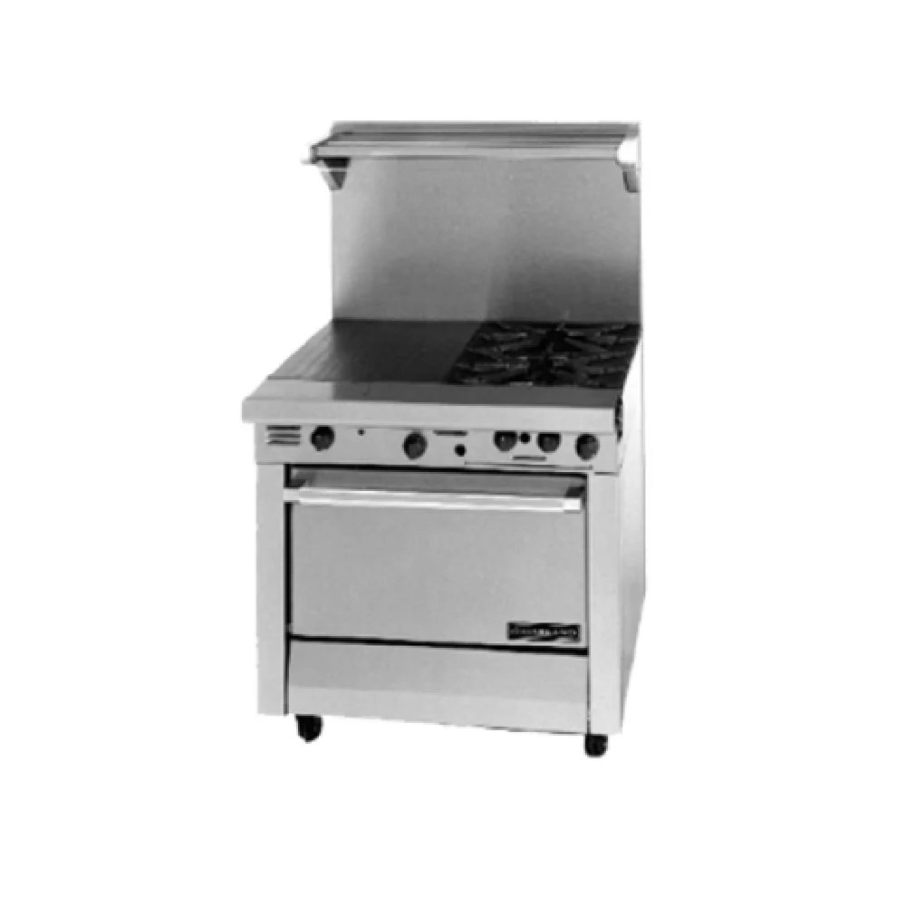 Garland M42-6S_NAT 34 Inch Gas Heavy Duty Range with (2) 35000 BTU Burners Garland M42-6S_NAT 34 Inch Gas Heavy Duty Range with (2) 35000 BTU Burners