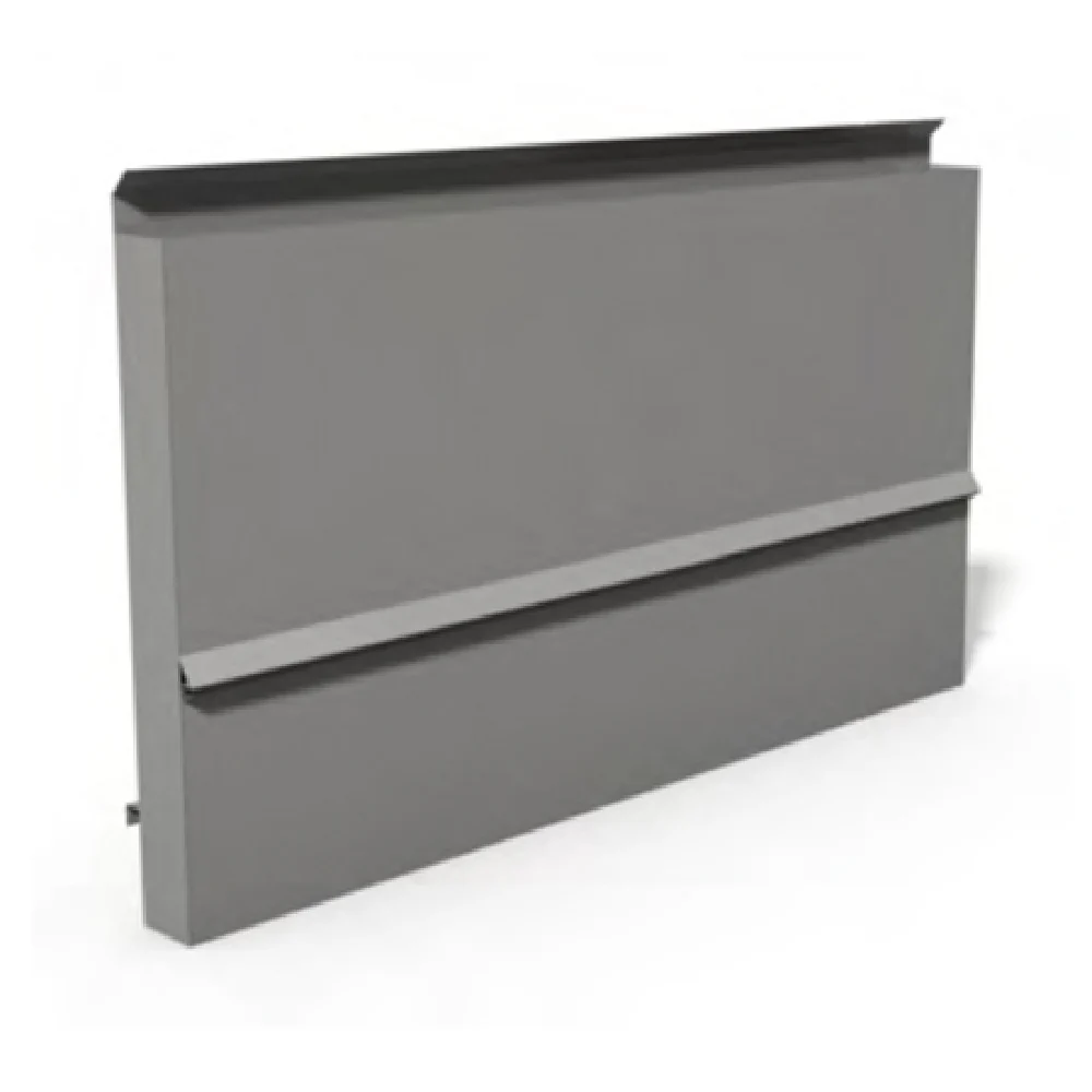 Montague Company HB-96 96 Inch Backguard Flue Riser Stainless Steel