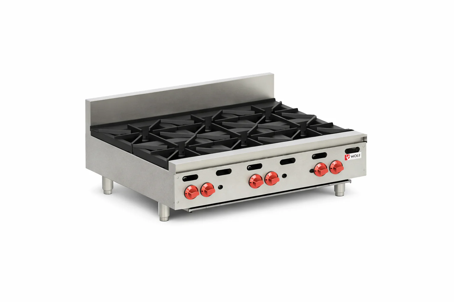 Wolf AHP636_NAT 36 Inch Gas Hotplate with 6 Burners 180000 BTU