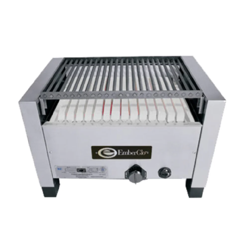 EmberGlo 25C-NAT-5010102 26 Inch Gas Charbroiler with Ceramic Hearth 39600 BTU EmberGlo 25C-NAT-5010102 26 Inch Gas Charbroiler with Ceramic Hearth 39600 BTU